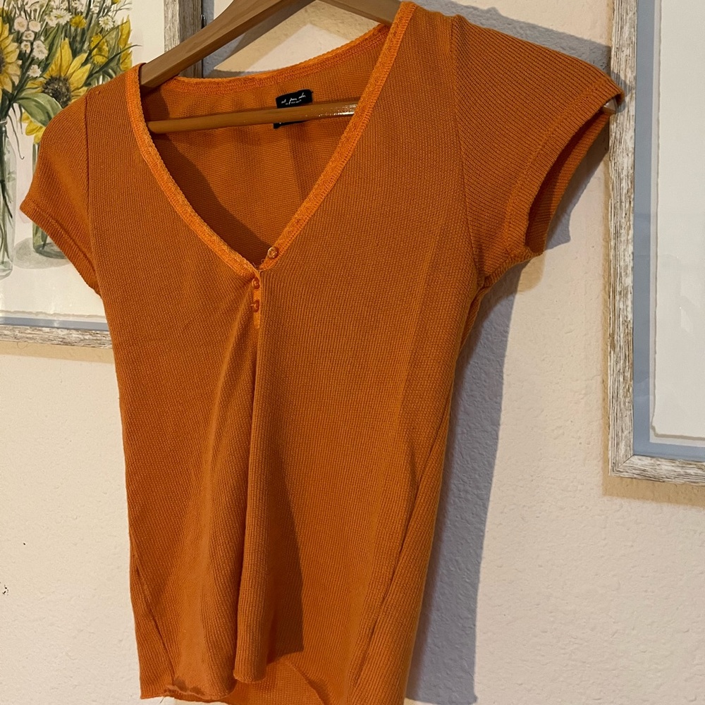 Urban Outfitters orange top very cute